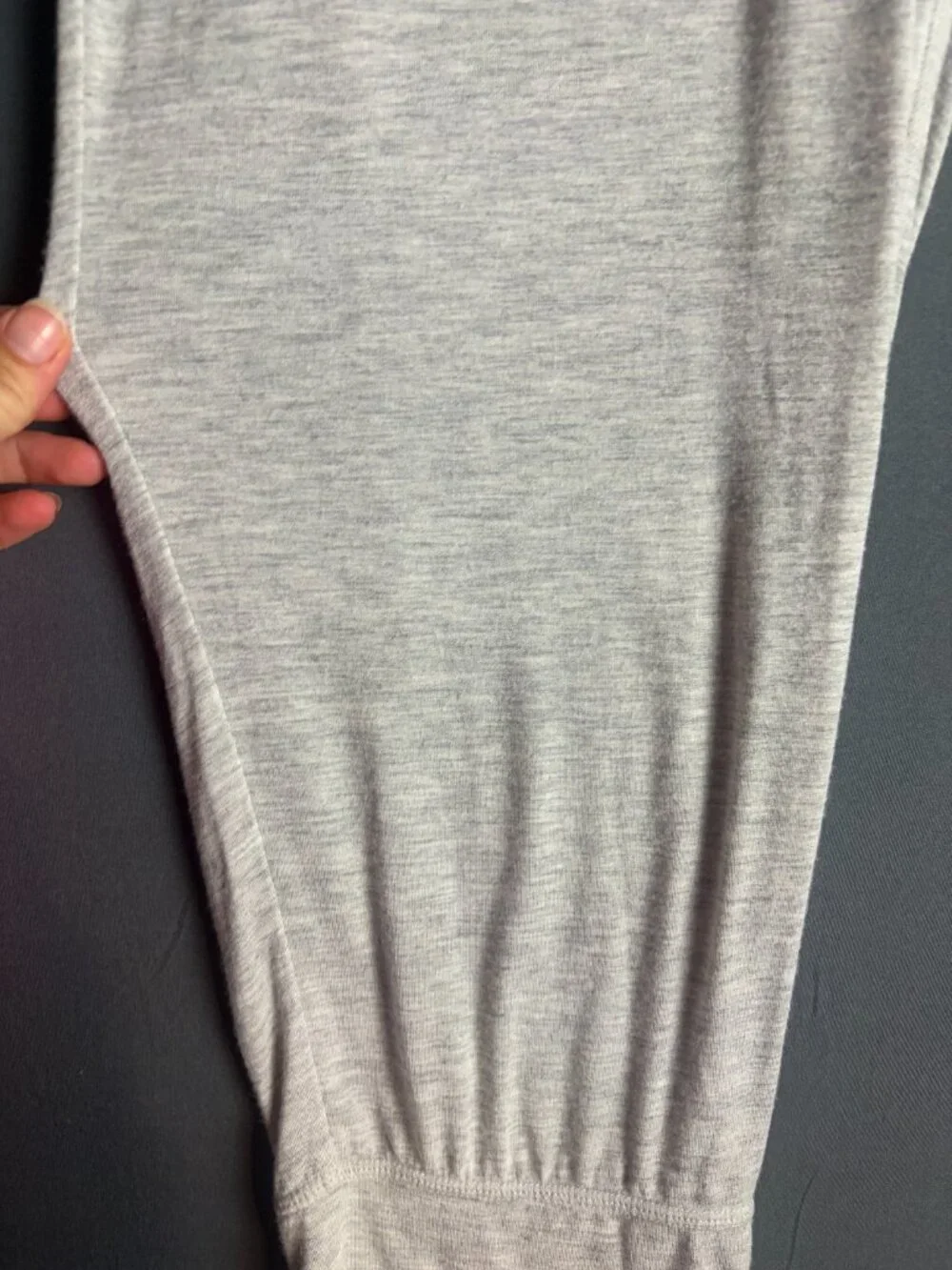 Quince Size Xl Pull On Jogger Pants Grey Soft Loungewear Modal Relaxed Casual